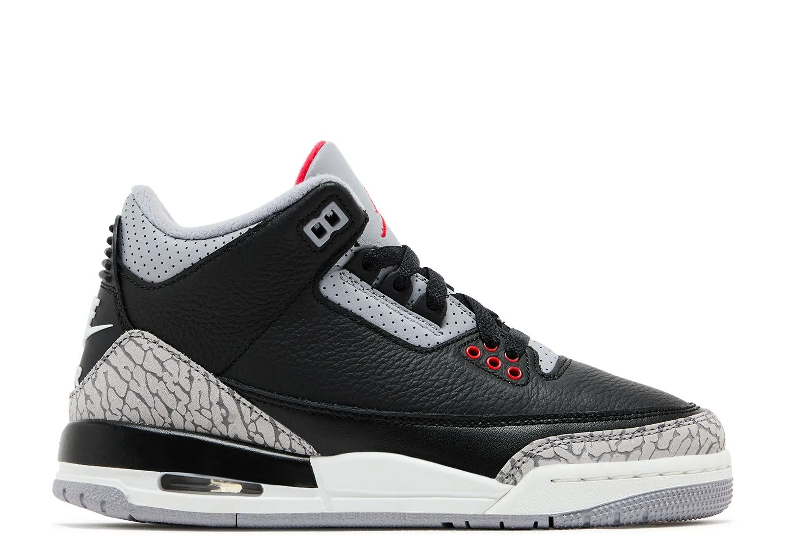 Air Jordan 3 Retro GS "Black Cement" (Myrtle Beach Location) Best Sneakers For Teachers