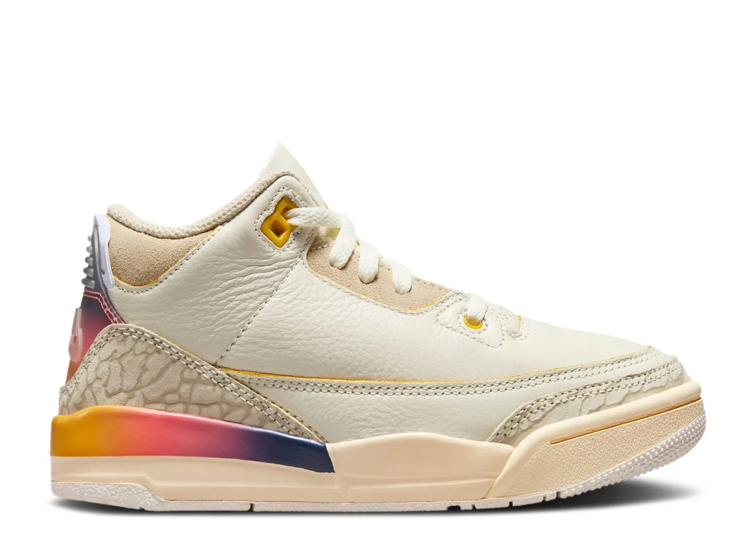 Platform Slip On Sneakers Air Jordan 3 Retro PS x J. Balvin "Medellin Sunset" (Myrtle Beach Location)