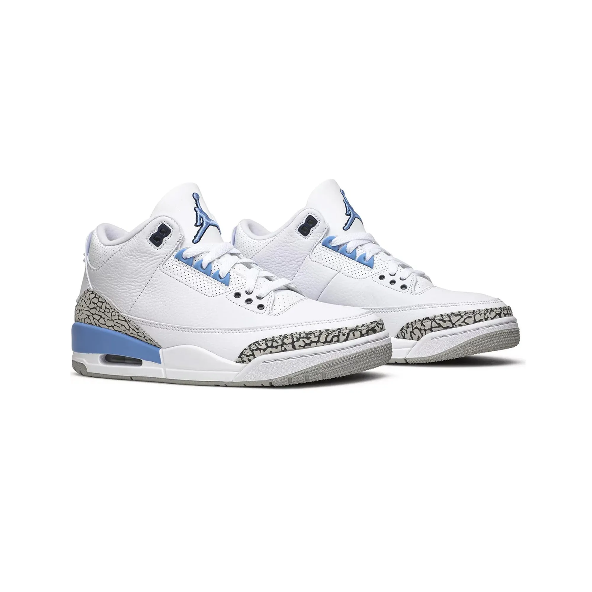 Air Jordan 3 Retro 'UNC' (2020) Flat Foot Sneakers
