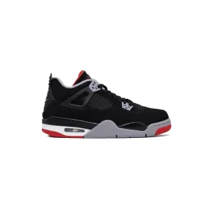 White Wedge Sneakers Air Jordan 4 (GS), Bred 2019