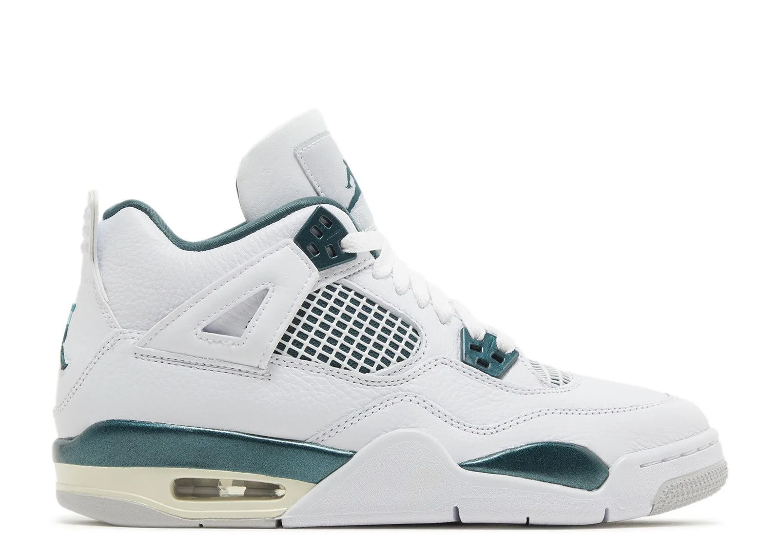 Air Jordan 4 Retro GS "Oxidized Green" (Myrtle Beach Location) Walking Sneakers With Arch Support