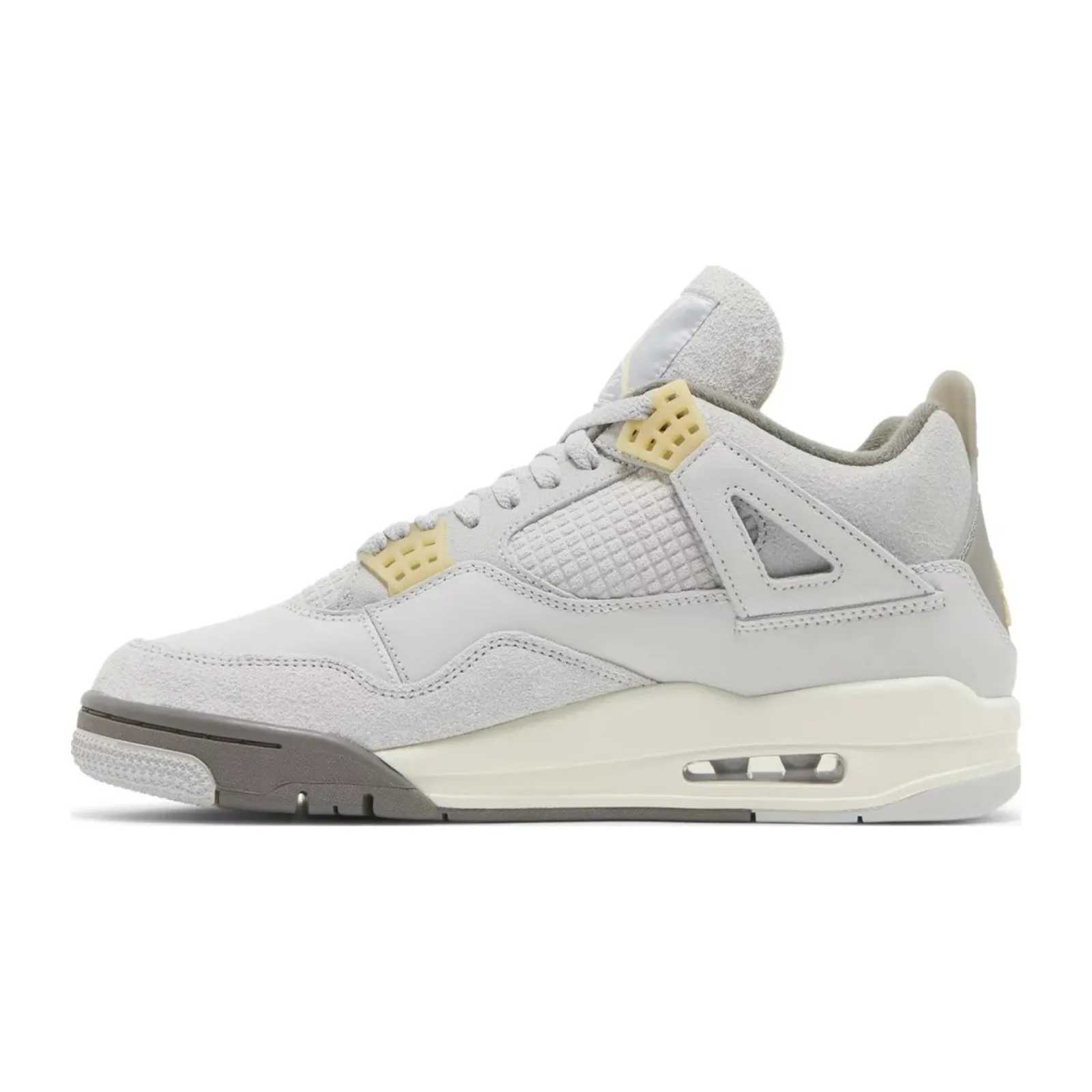 Air Jordan 4, SE Craft White Glitter Sneakers