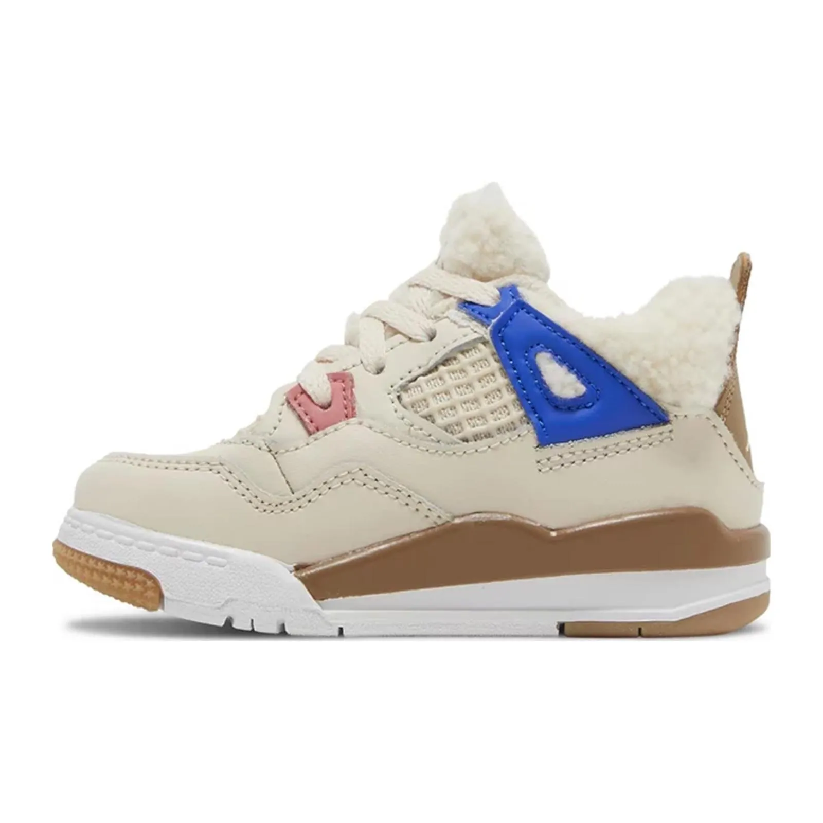 Air Jordan 4 (TD), Wild Things Cleaning Canvas Sneakers