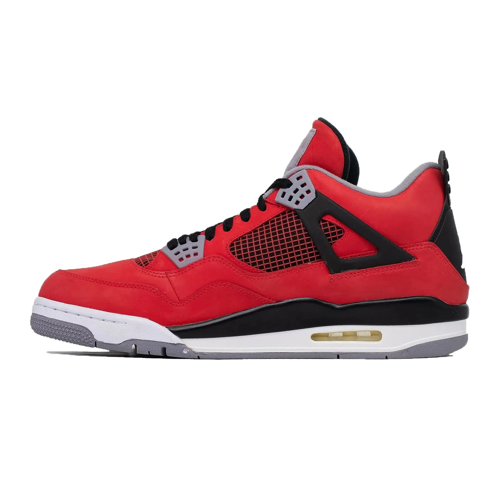 Air Jordan 4, Toro Bravo Sneakers With Black Soles