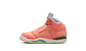 Air Jordan 5 DJ Khaled Crimson Bliss Enfant (PS) White Lace Up Sneakers