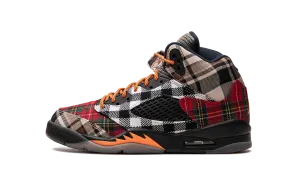 Air Jordan 5 GS "Plaid" Wide Hiking Sneakers