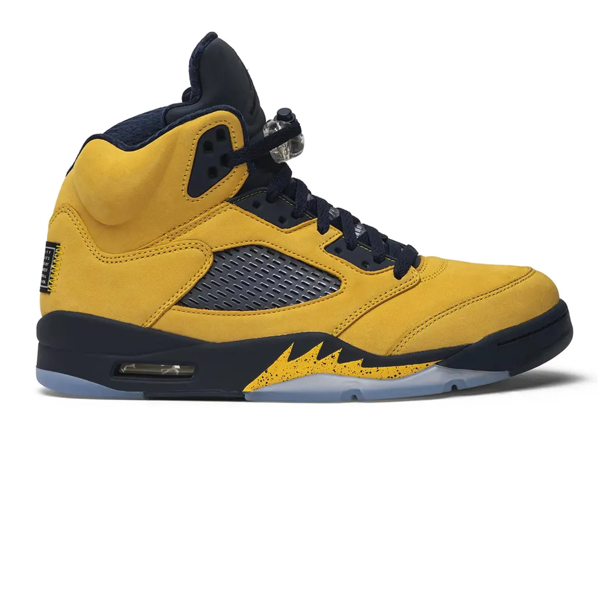 Air Jordan 5 'Michigan' (New) Light Gray Sneakers