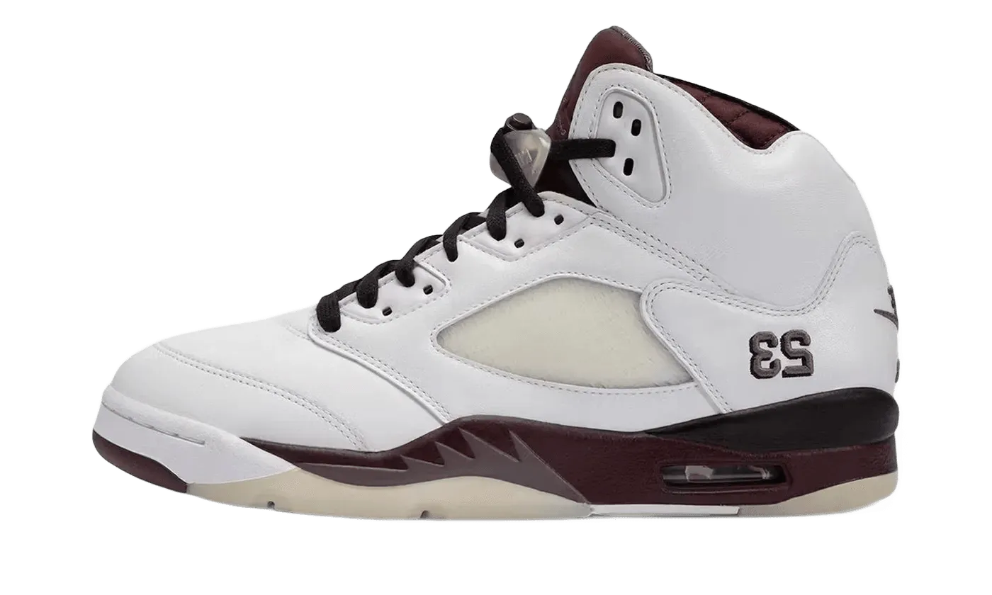 Air Jordan 5 Retro A Ma Manire Black Collective Animal Print Slip On Sneakers