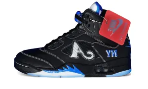 Air Jordan 5 Retro Awake NY Black Martial Arts Sneakers