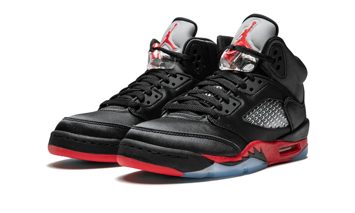 High Top Sneakers With Shorts Air Jordan 5 Retro GS "Satin"
