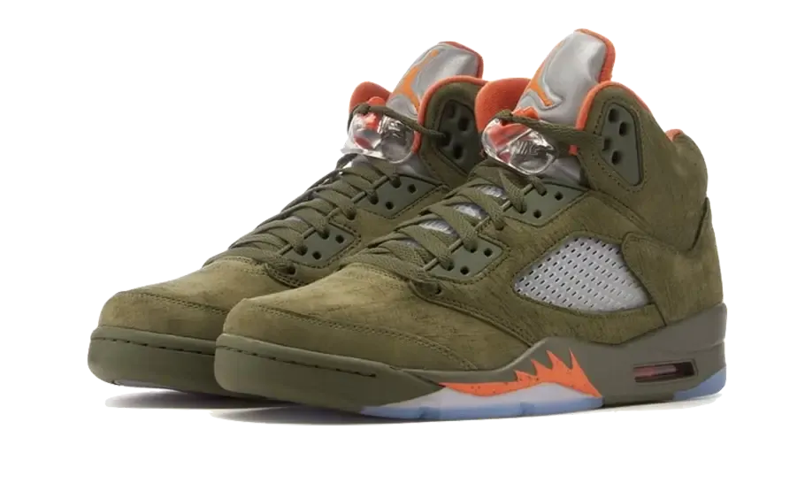 Machine Wash Sneakers Air Jordan 5 Retro Olive