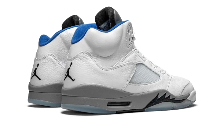 Air Jordan 5 Retro White Stealth Marshmallow Sneakers