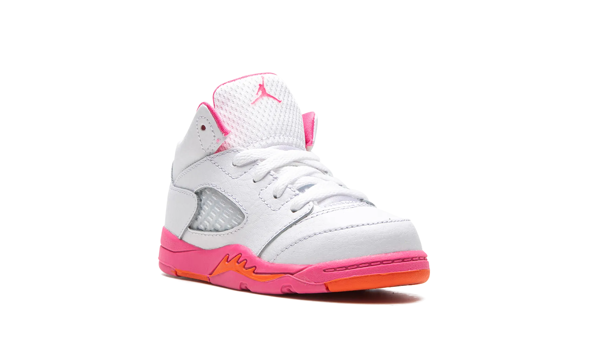 Tb 490 Rife Sheen Leather Sneakers Air Jordan 5 TD "Pinksicle"