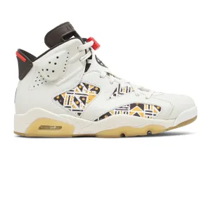 Sneakers Flat Feet Air Jordan 6 'Quai54' - Sail Brown