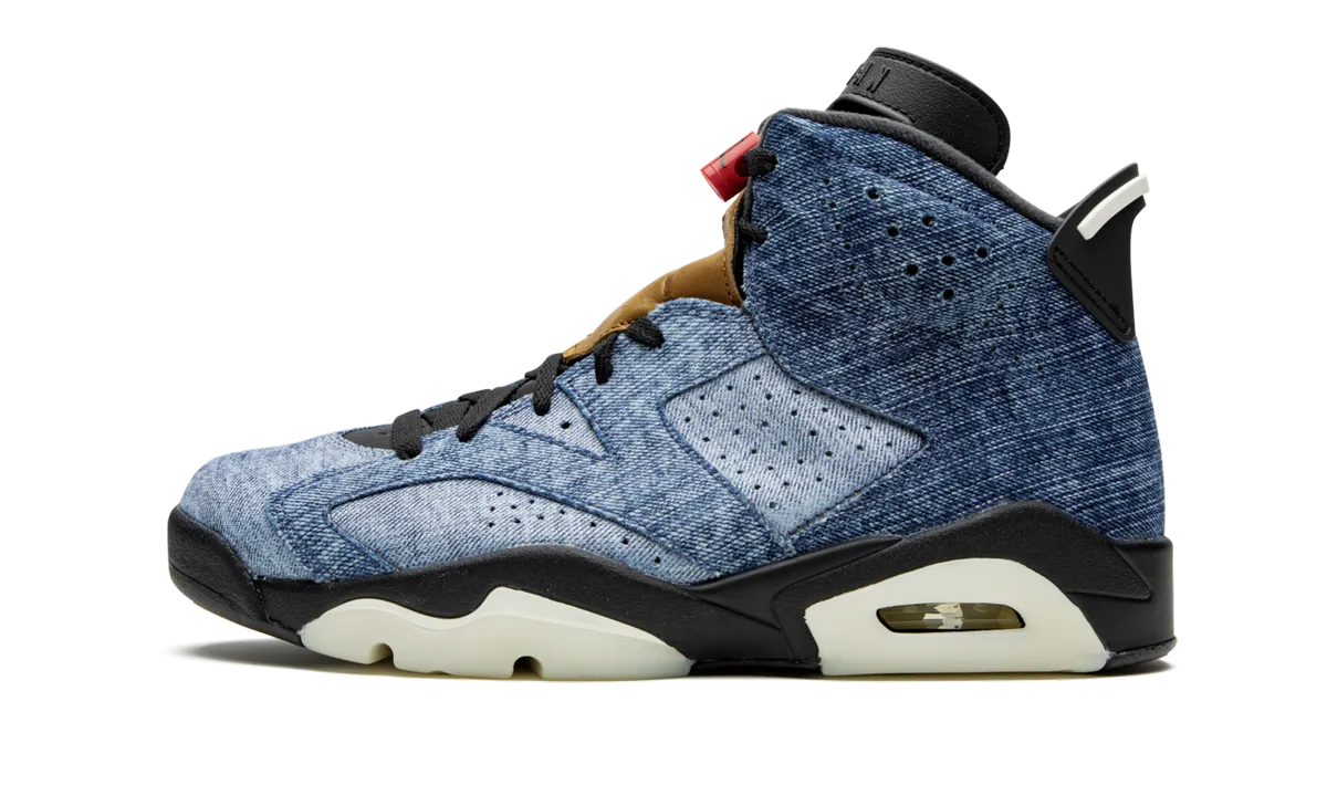 Bootcut Jeans Sneakers Air Jordan 6 "Washed Denim"