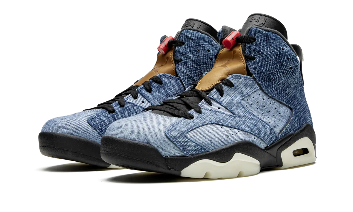Air Jordan 6 "Washed Denim" Jaclar Sneakers