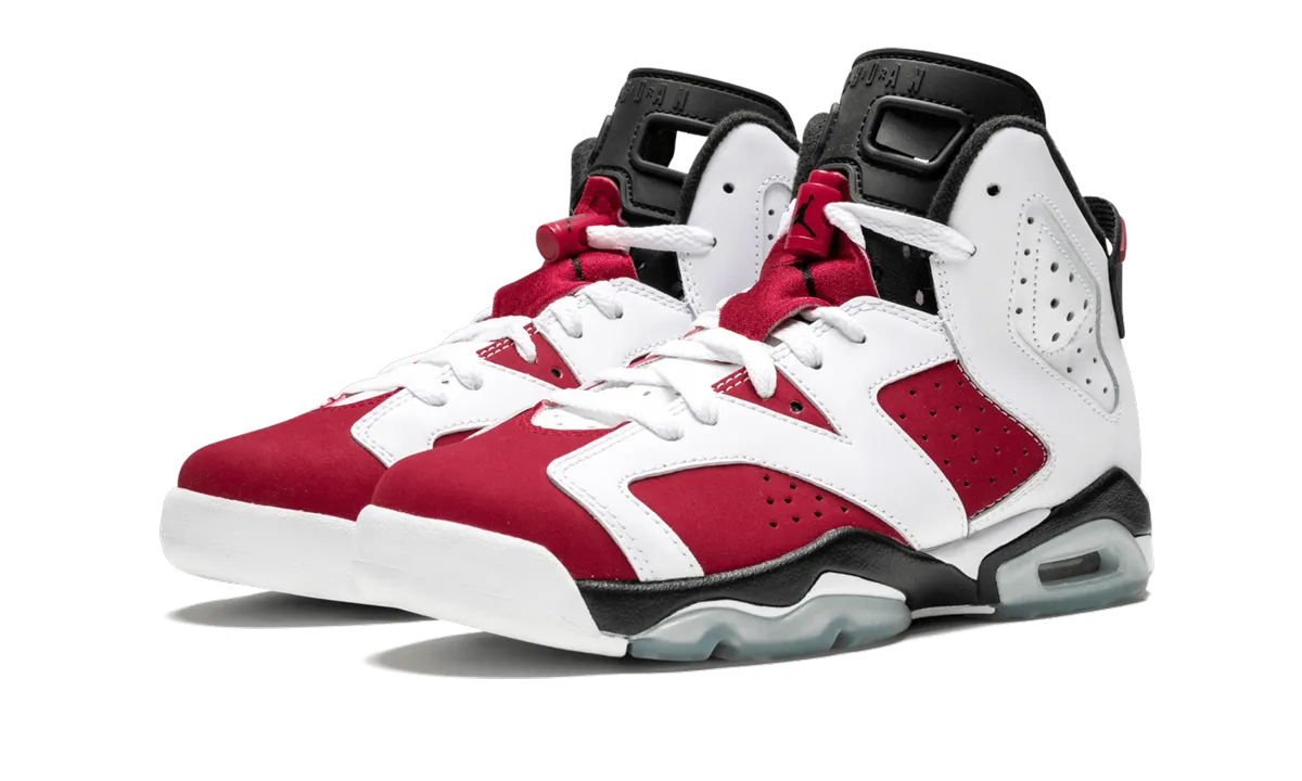 Air Jordan 6 Retro GS "Carmine" Oversize Sneakers