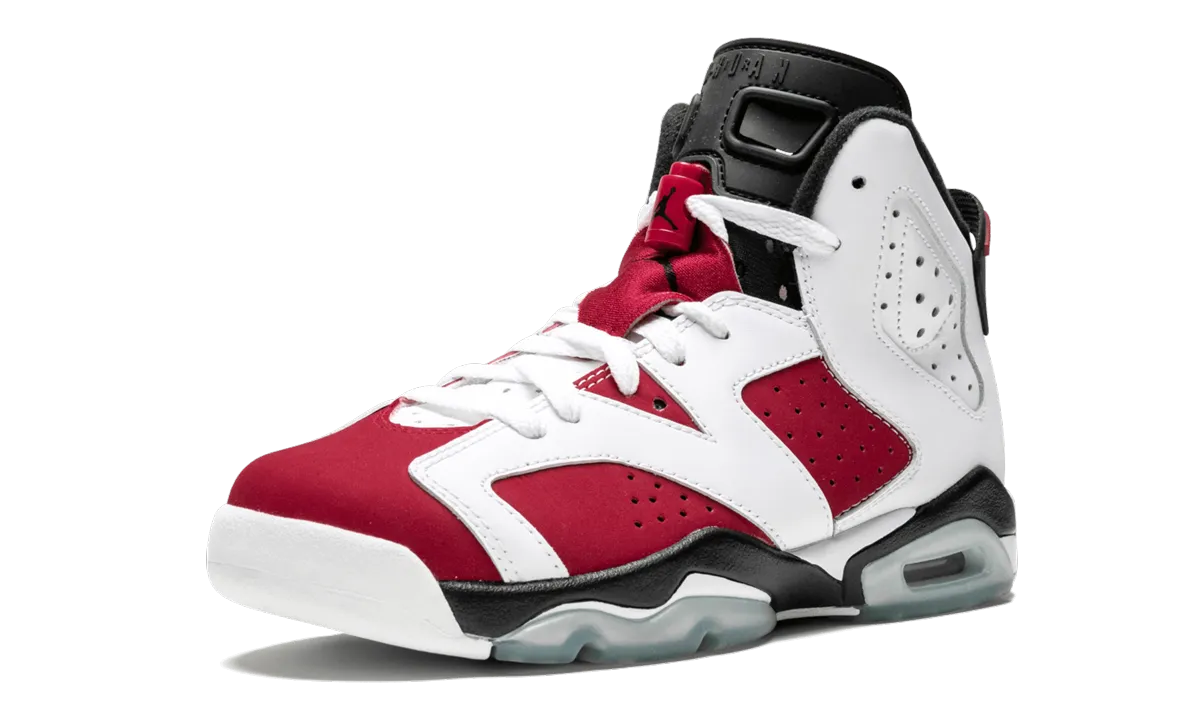 Air Jordan 6 Retro GS "Carmine" Vintage Havana High Top Sneakers