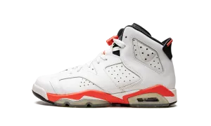 Air Jordan 6 Retro GS "Infrared" Sneakers Size