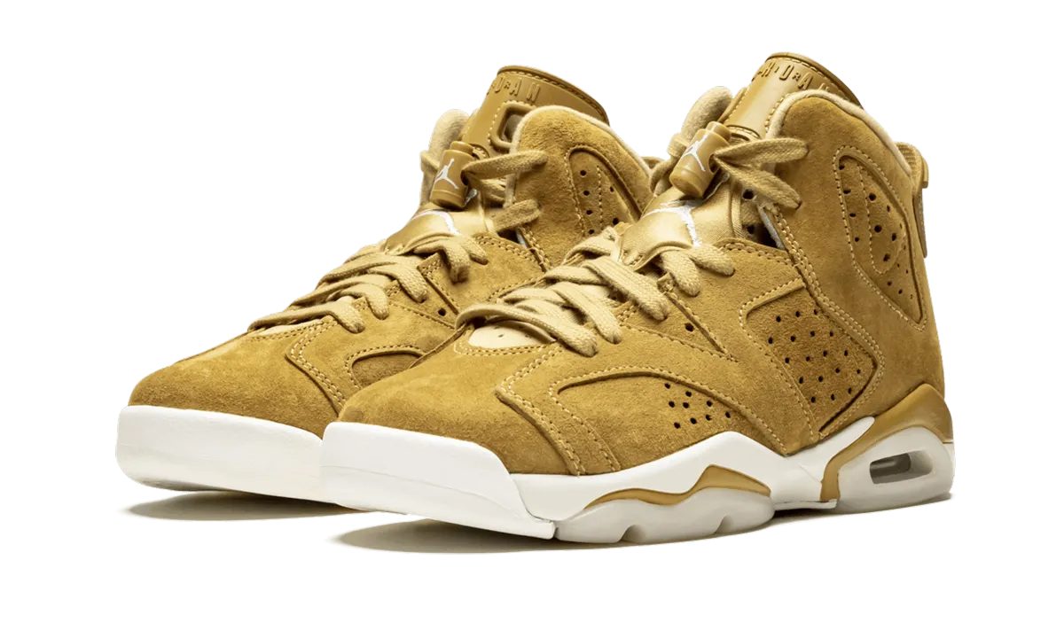 Sneakers Size 4 Air Jordan 6 Retro GS "Wheat"