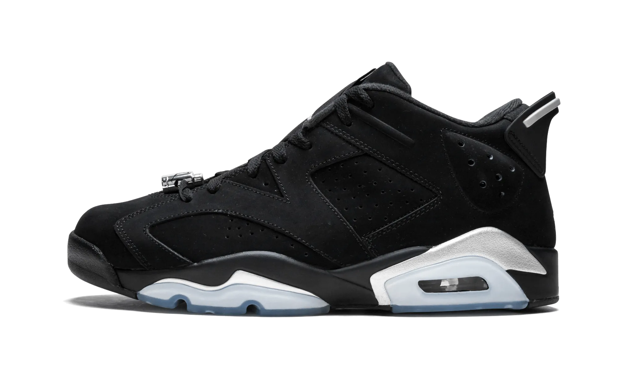 Wide Feet Sneakers Air Jordan 6 Retro Low "Metallic Silver"