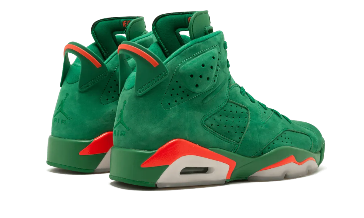Air Jordan 6 Retro NRG "Green Suede Gatorade" Gortex Sneakers