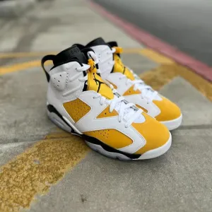 Air Jordan 6 Retro 'YELLOW OCHRE' Old Money Sneakers