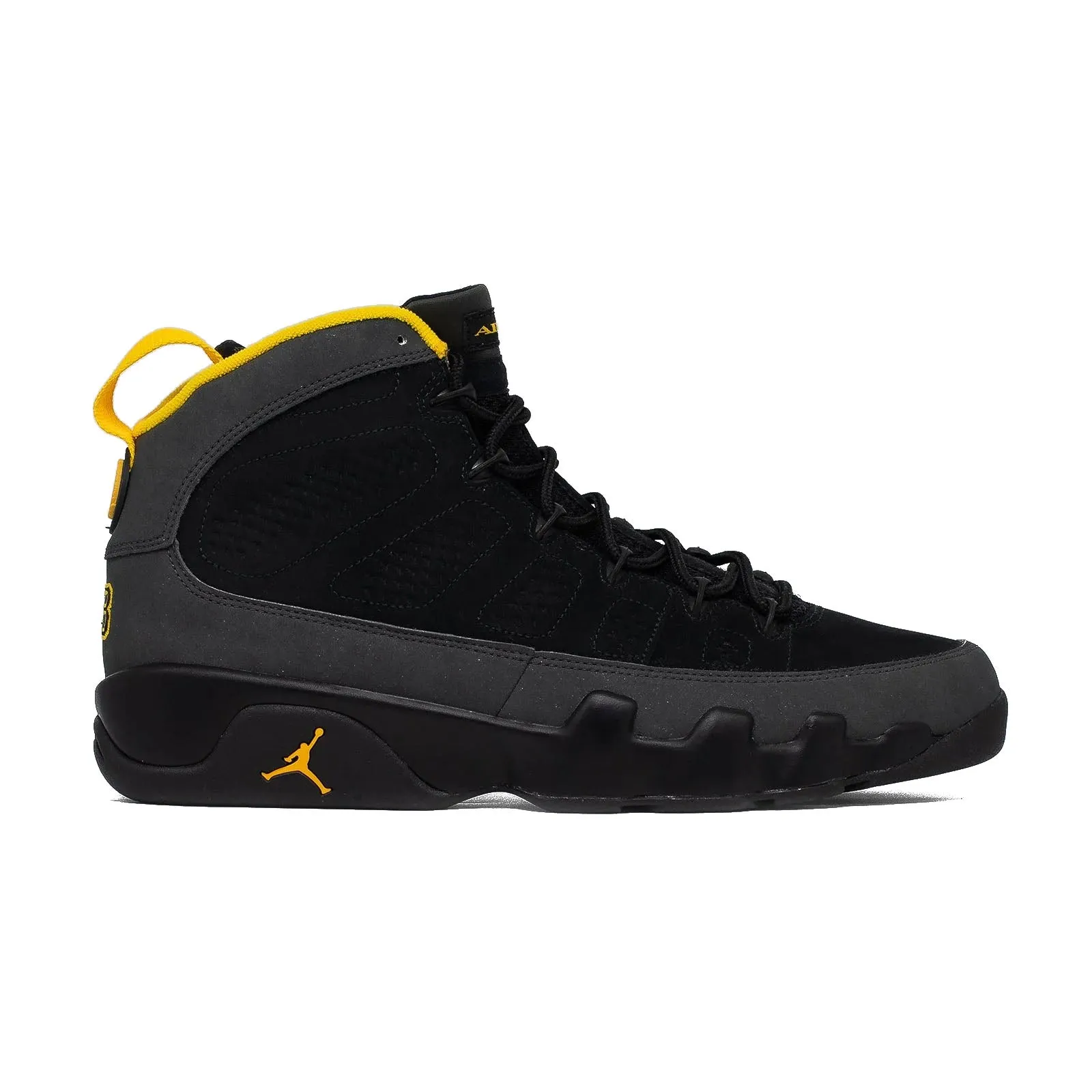 Shop For Sneakers Air Jordan 9, Dark Charcoal University Gold
