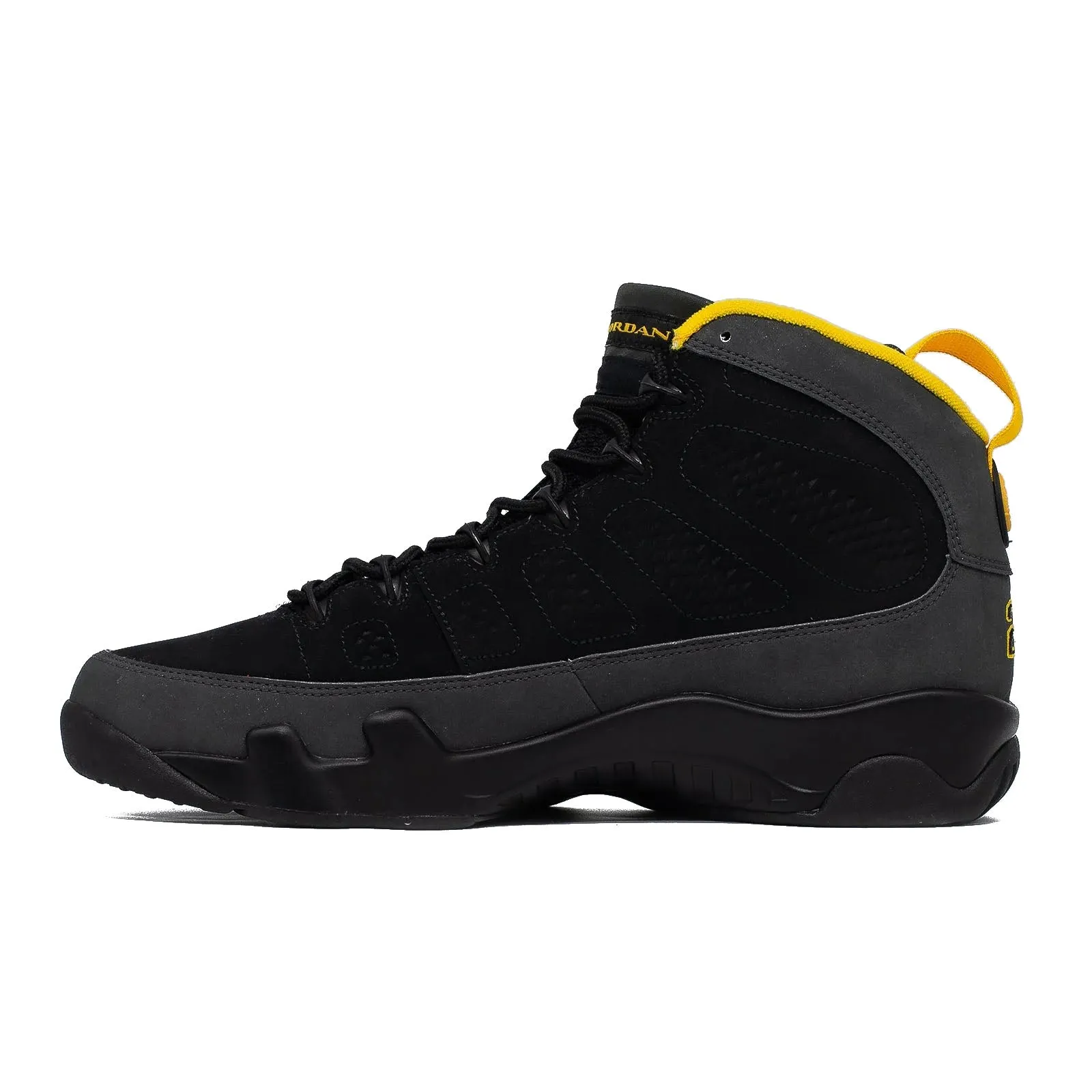 Pull Sneakers Air Jordan 9, Dark Charcoal University Gold
