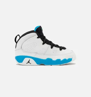 Air Jordan 9 Retro Powder Blue Infant Toddler Lifestyle Shoe - Summit White/Black/Powder Blue Hush Puppies Sneakers