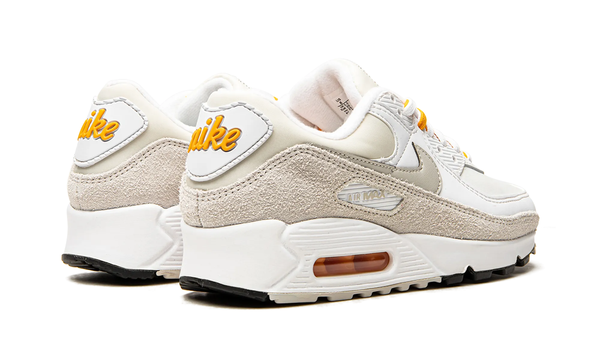 Classic Nike Basketball Shoes AIR MAX 90 NMS WMNS "Light Bone University Gold"