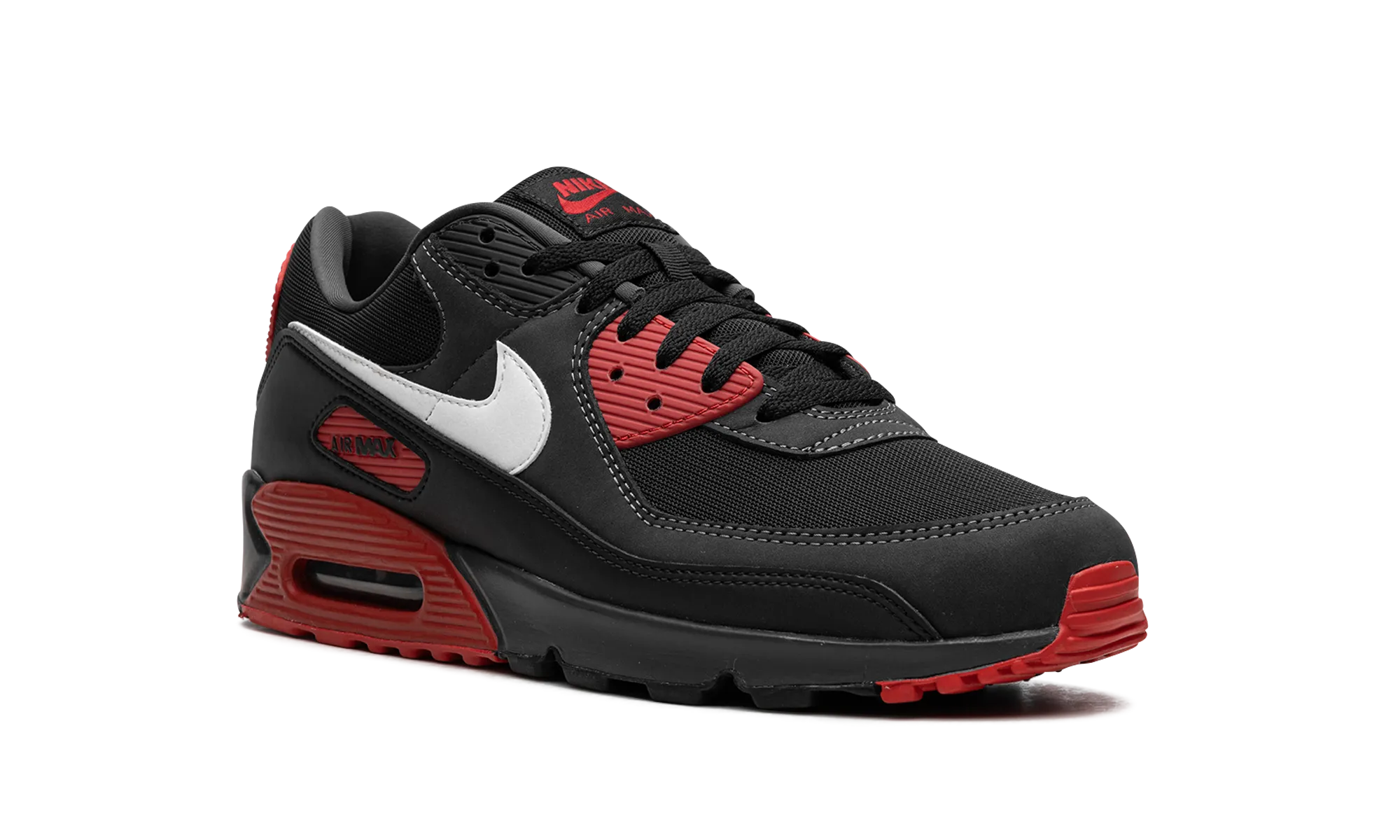 Air Max 90 "Black / Red" Pink Nike Golf Shoes