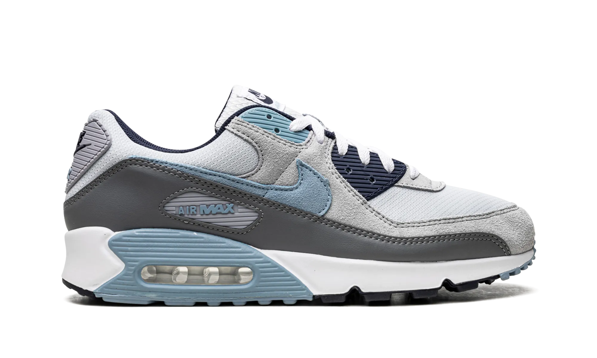 Air Max 90 "Pure Platinum Warm Blue" Nike Ja Basketball Shoes