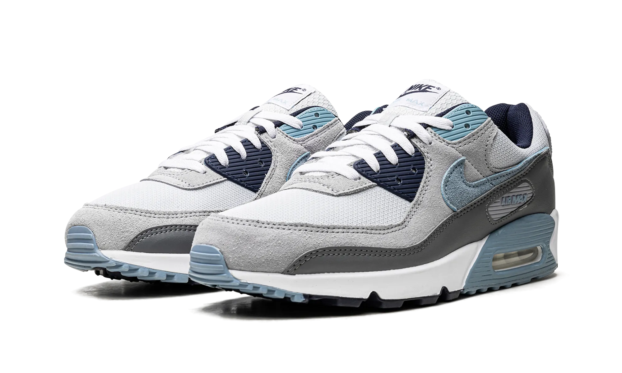 Nike Running Shoes Zoomx Air Max 90 "Pure Platinum Warm Blue"