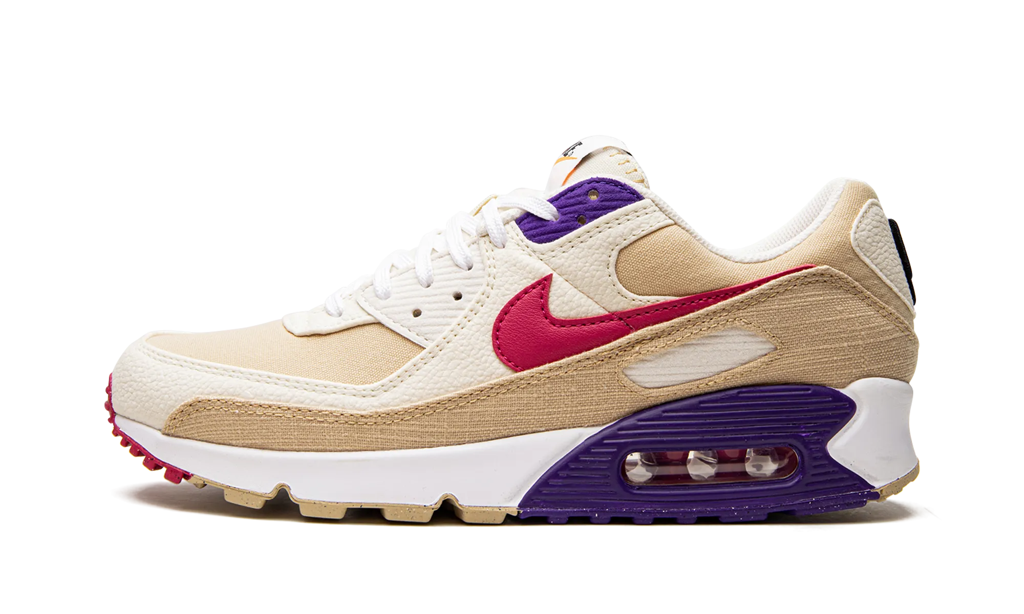 Nike Mismatched Basketball Shoes Air Max 90 SE "Air Sprung Sesame"