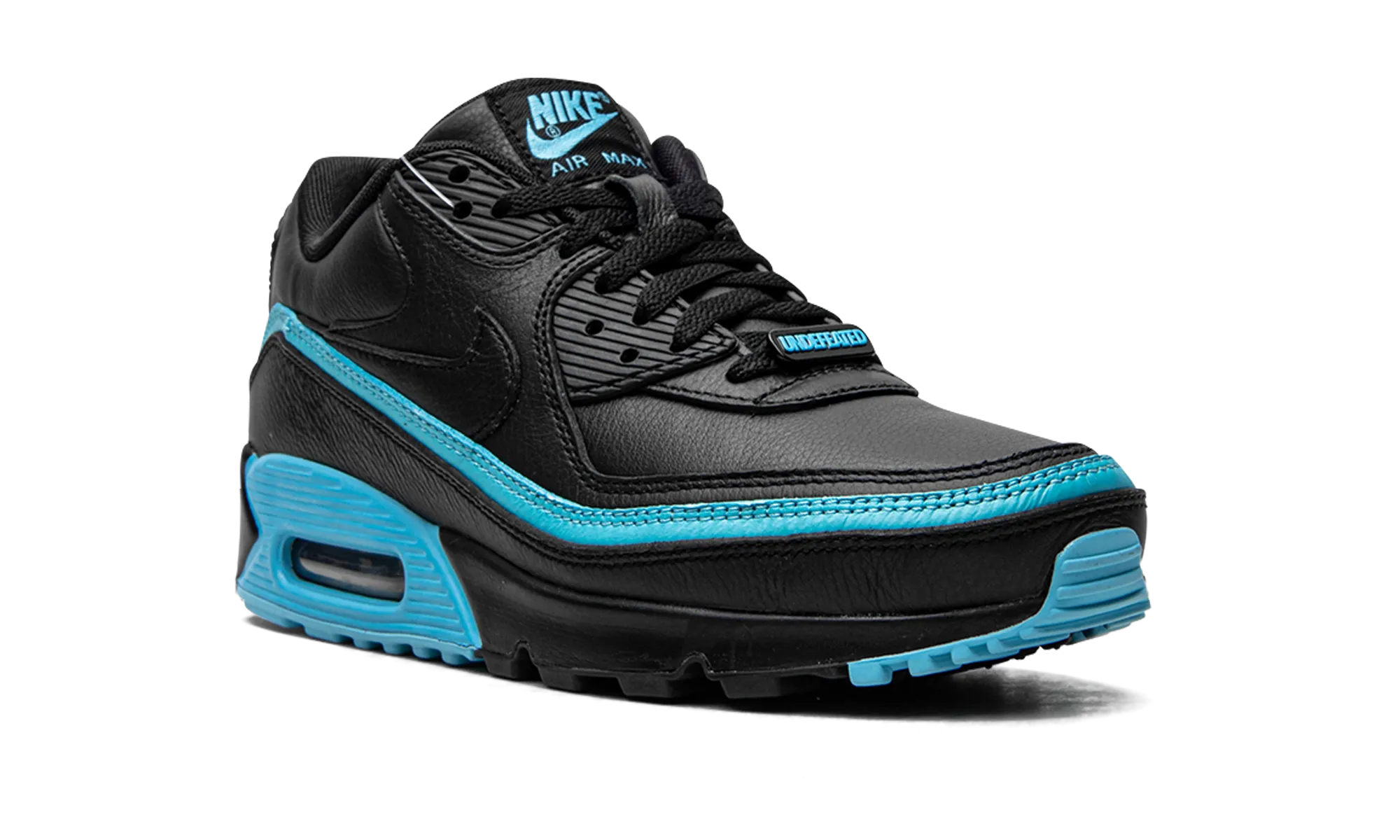 Air Max 90 / UNDFTD "Undefeated Black/Blue Fury" Nike Shoes Customize