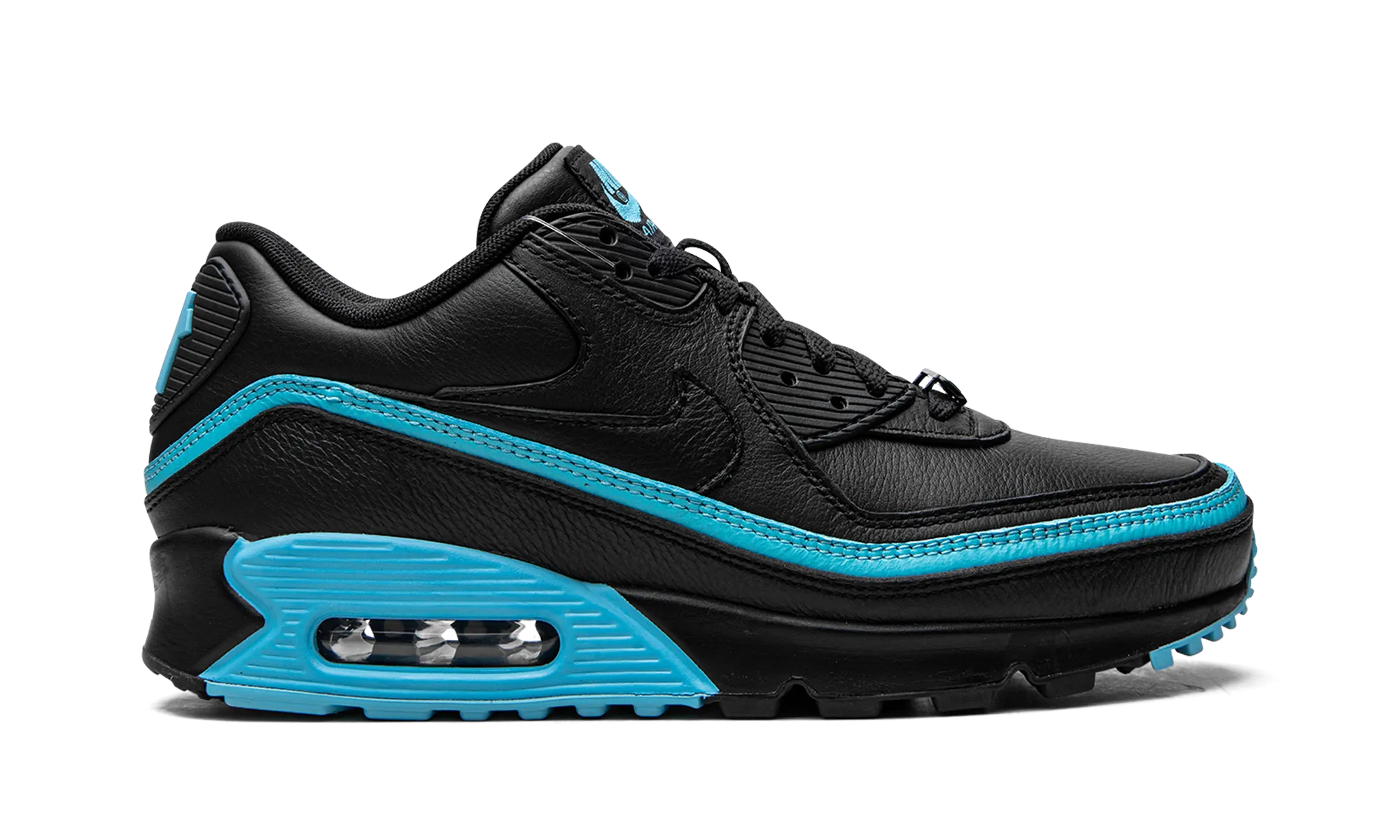 Air Max 90 / UNDFTD "Undefeated Black/Blue Fury" Grey Nike Shoes