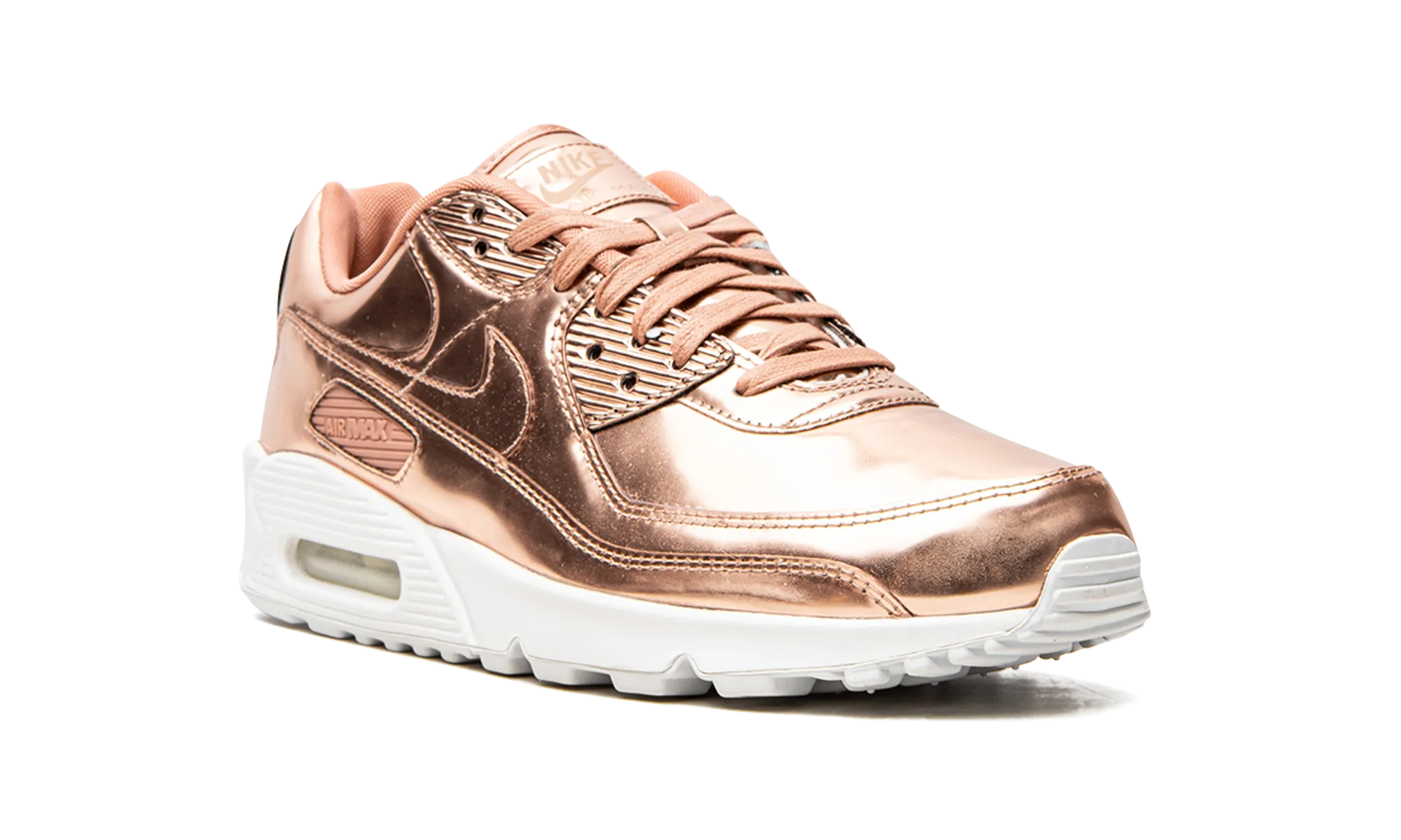 AIR MAX 90 WMNS "Metallic Pack - Rose Gold" Fleet Feet Nike Shoes
