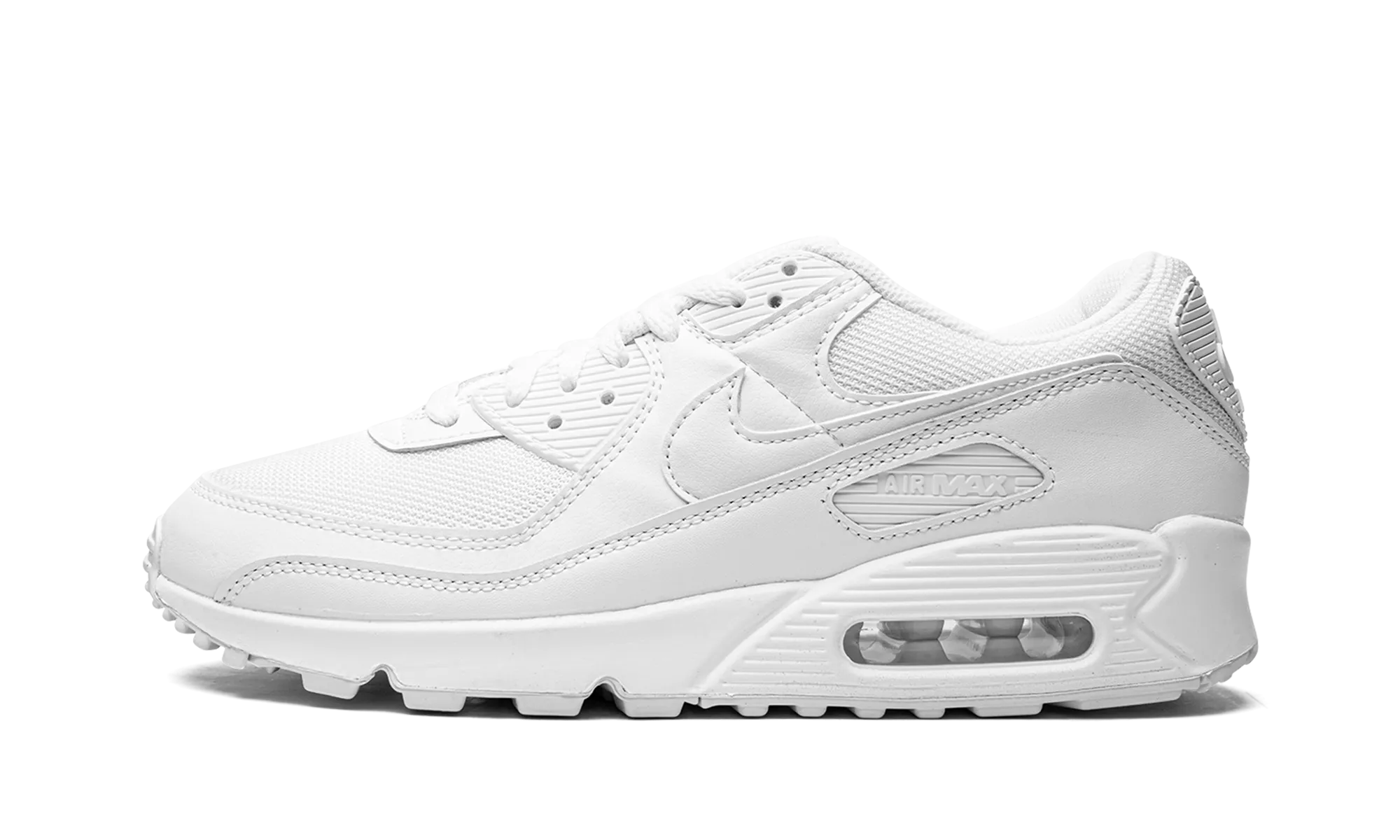 Couple Shoes Nike Air Max 90 WMNS "Triple White (2022)"