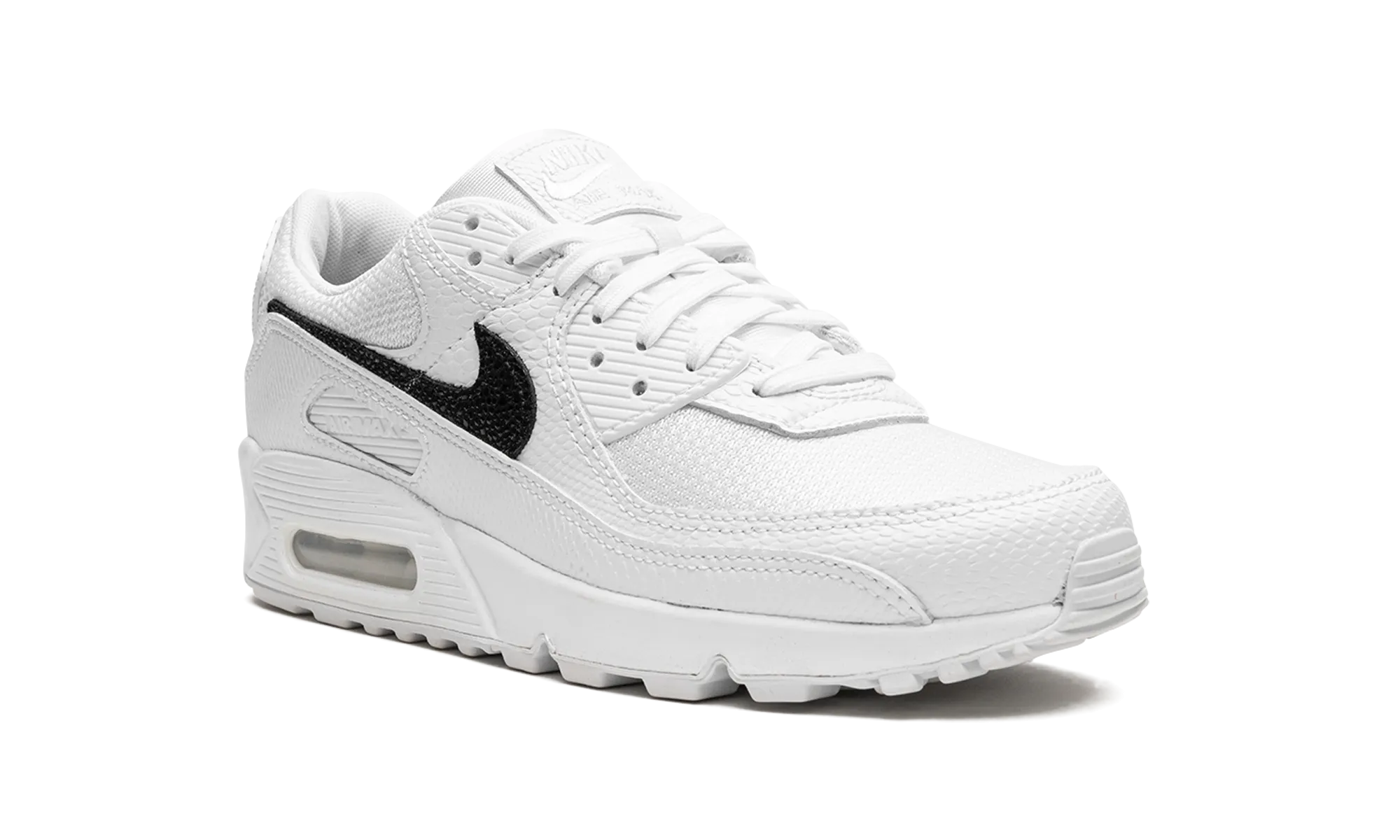 AIR MAX 90 WMNS "White Reptile" Red Cortez Nike Shoes