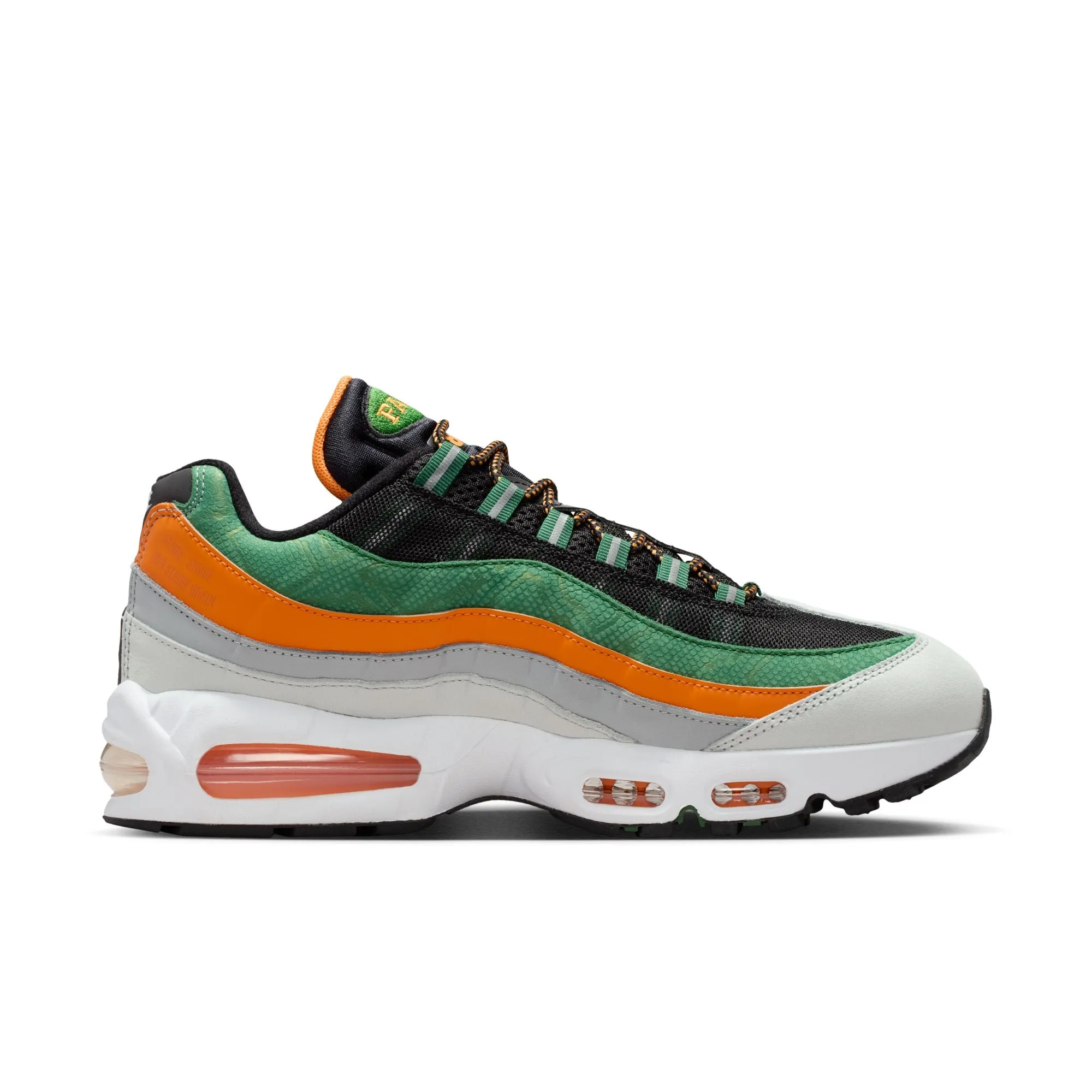 La Lakers Nike Shoes Air Max 95 Big Bubble x FAMU Men's Shoes Black/white-orange Horizon II7272-001