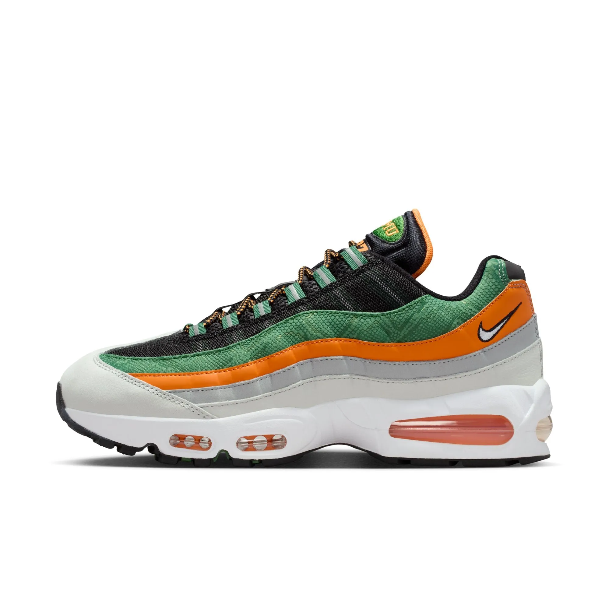Nike Airmax Shoe Air Max 95 Big Bubble x FAMU Men's Shoes Black/white-orange Horizon II7272-001