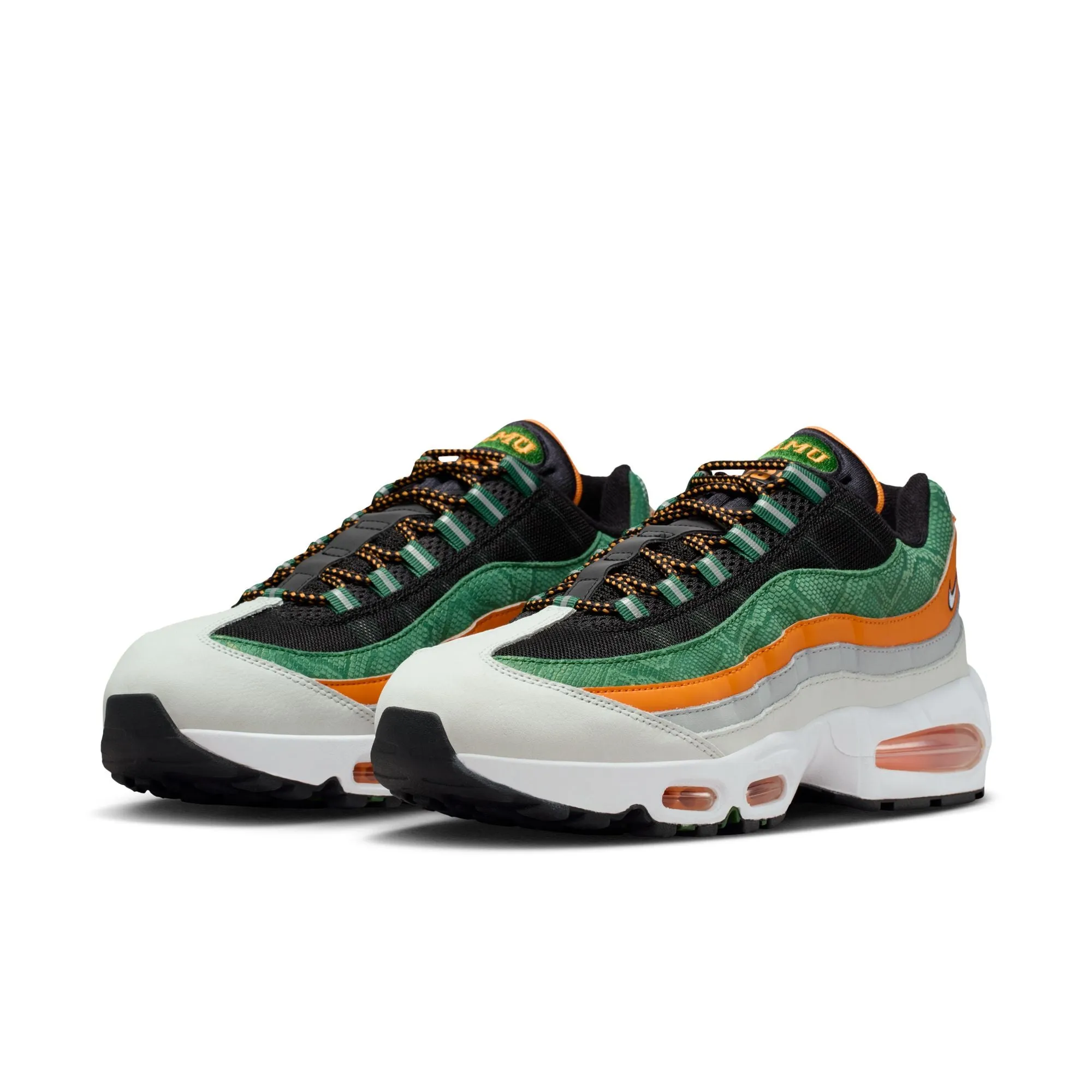 Air Max 95 Big Bubble x FAMU Men's Shoes Black/white-orange Horizon II7272-001 Basketball Nike Shoes