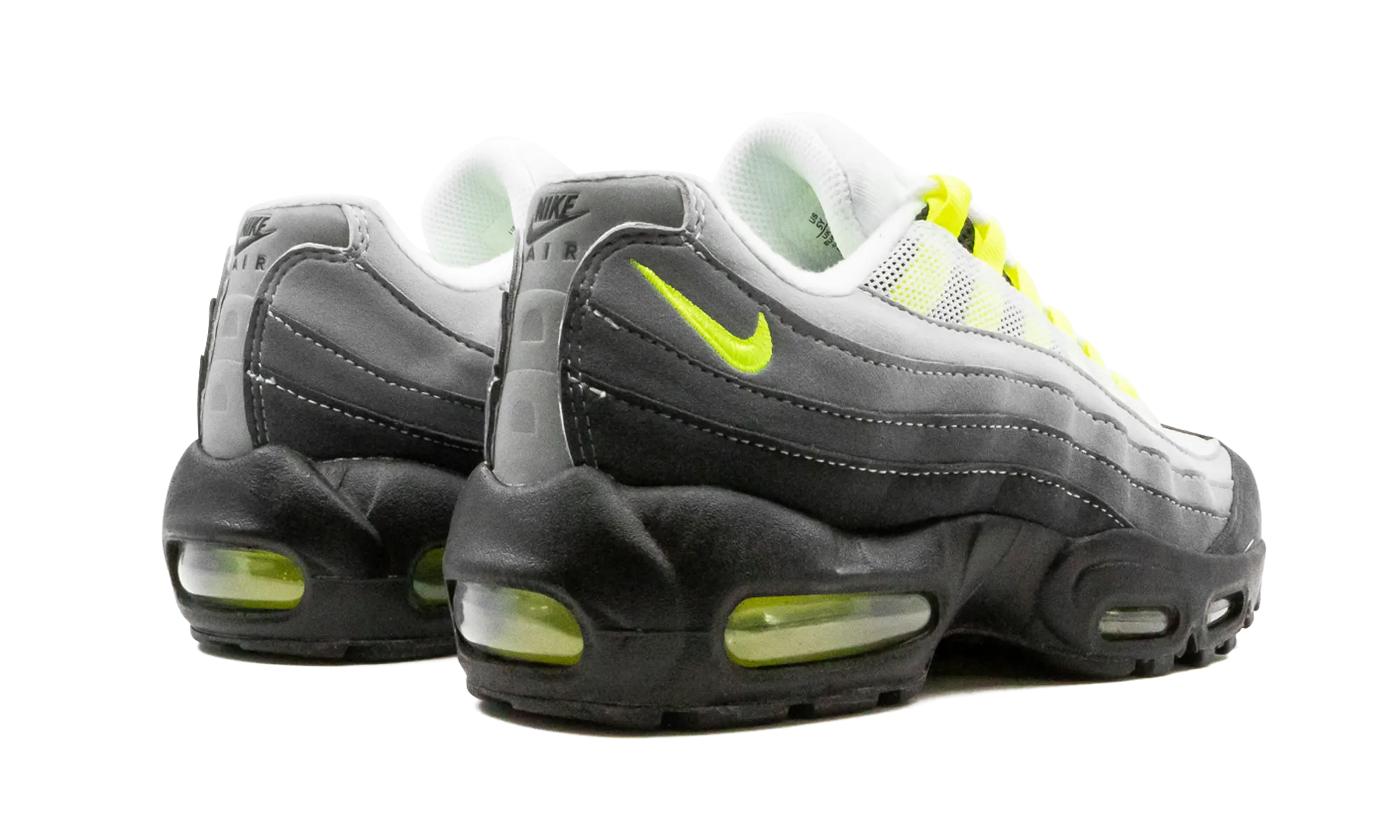 Nike Grey Running Shoes Air Max 95 OG GS "Neon 2020"