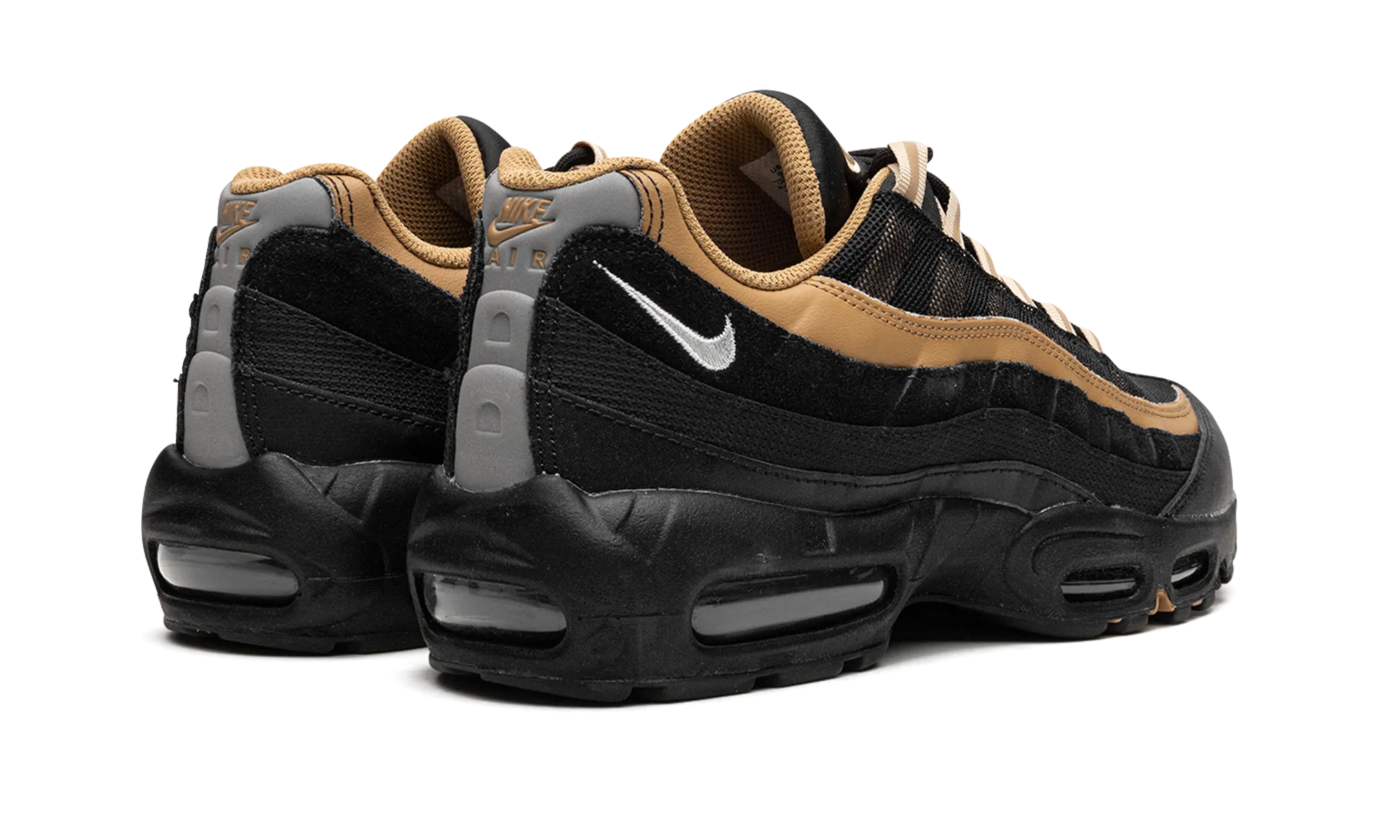 Nike Court Borough Mid Basketball Shoe Air Max 95 "Black Elemental Gold"