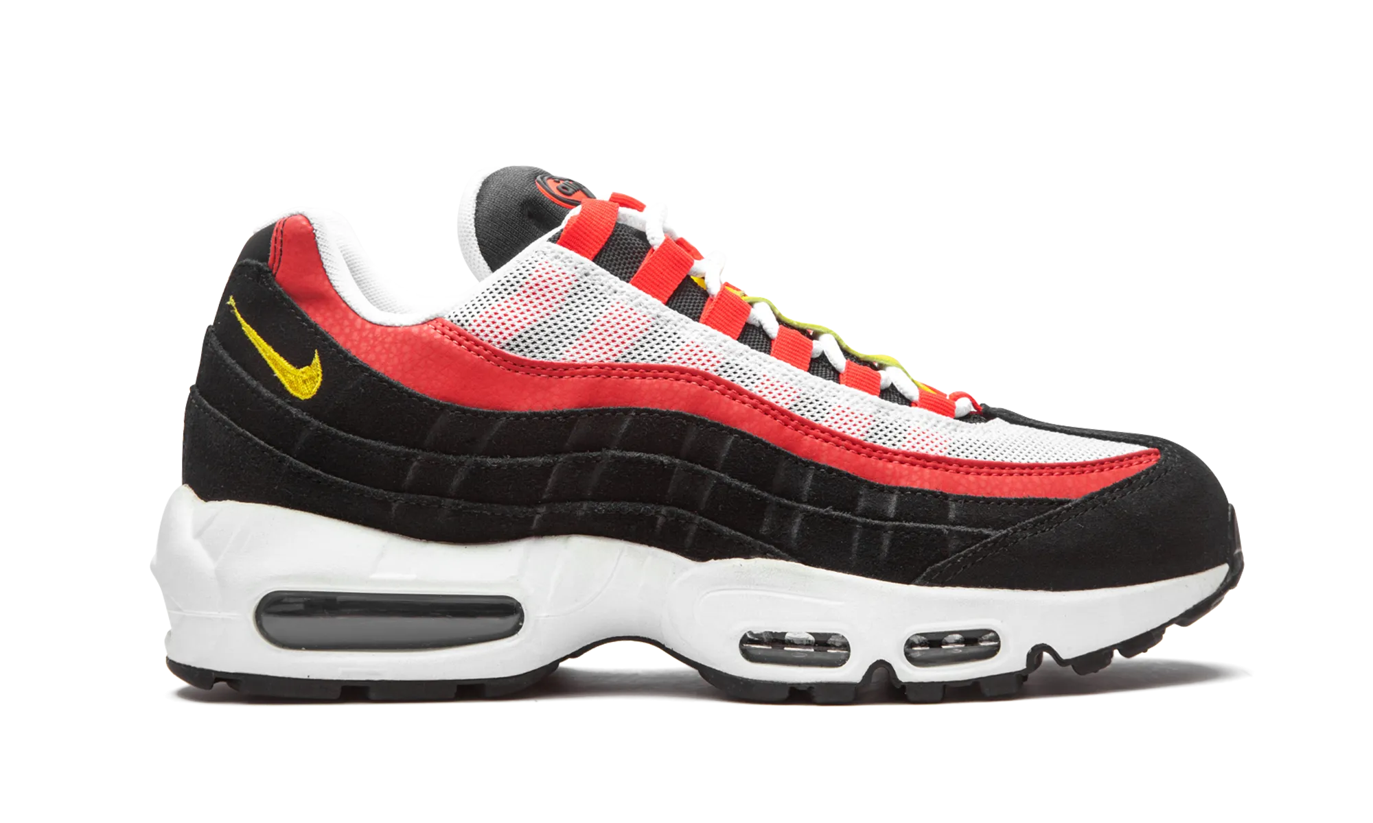 Air Max 95 "Bright Crimson / Yellow" Nike Mid Top Tennis Shoes
