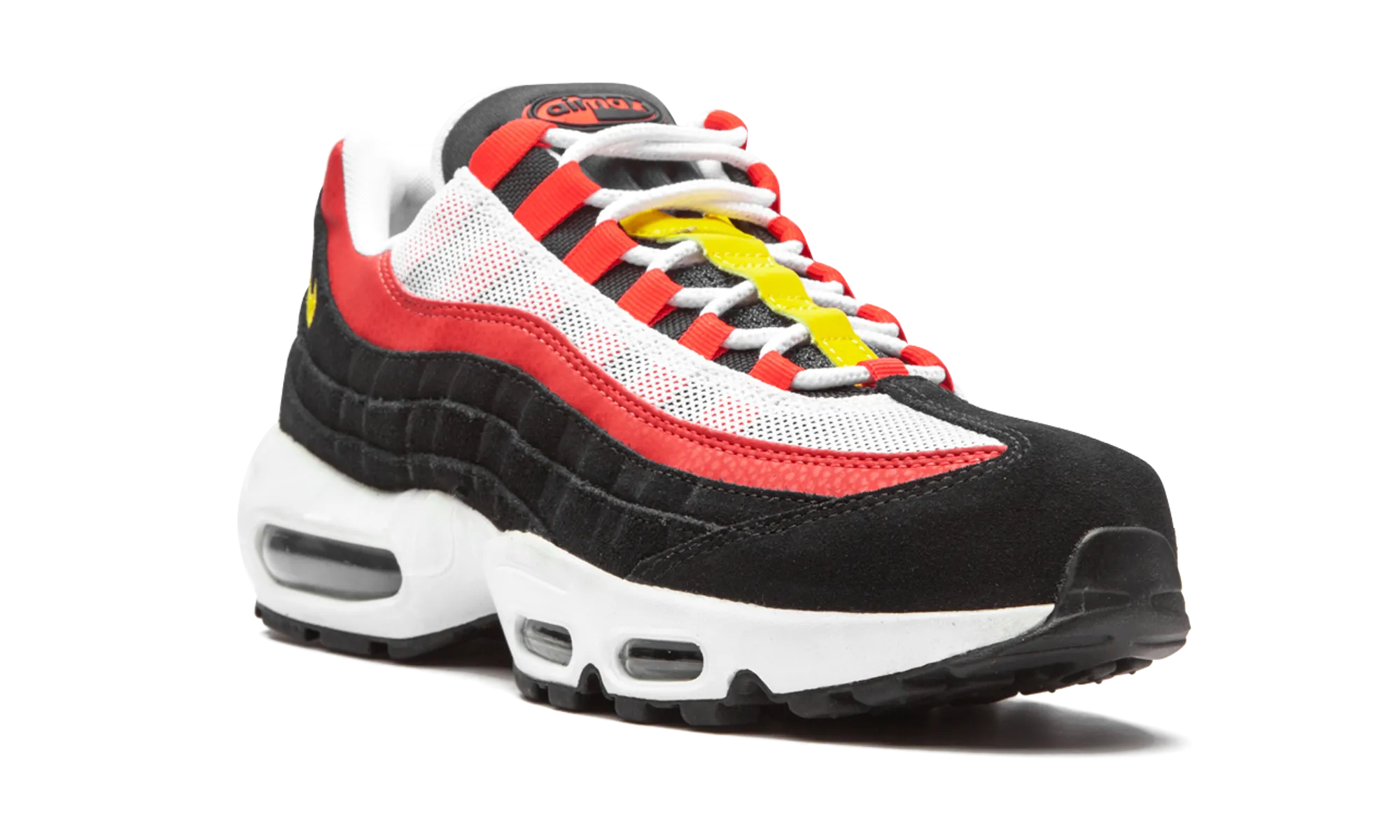 Air Max 95 "Bright Crimson / Yellow" Kids Nike Shoes