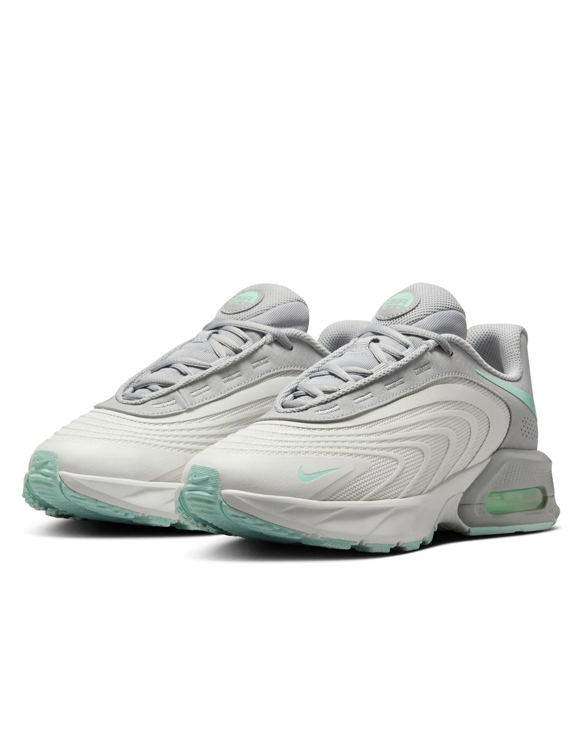 Air Max Fire Shoes - Summit White/Mint Foam/Light Smoke Grey
