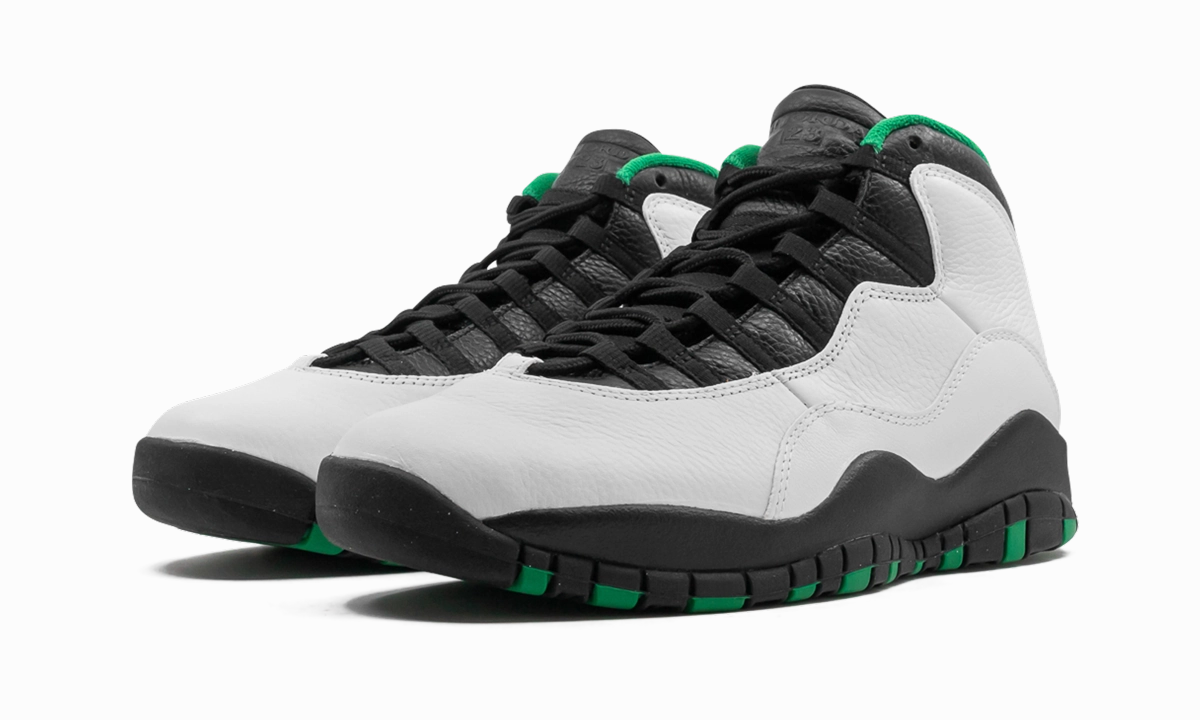 Air Jordan 10 "Seattle Supersonics" Snakeskin Sneakers