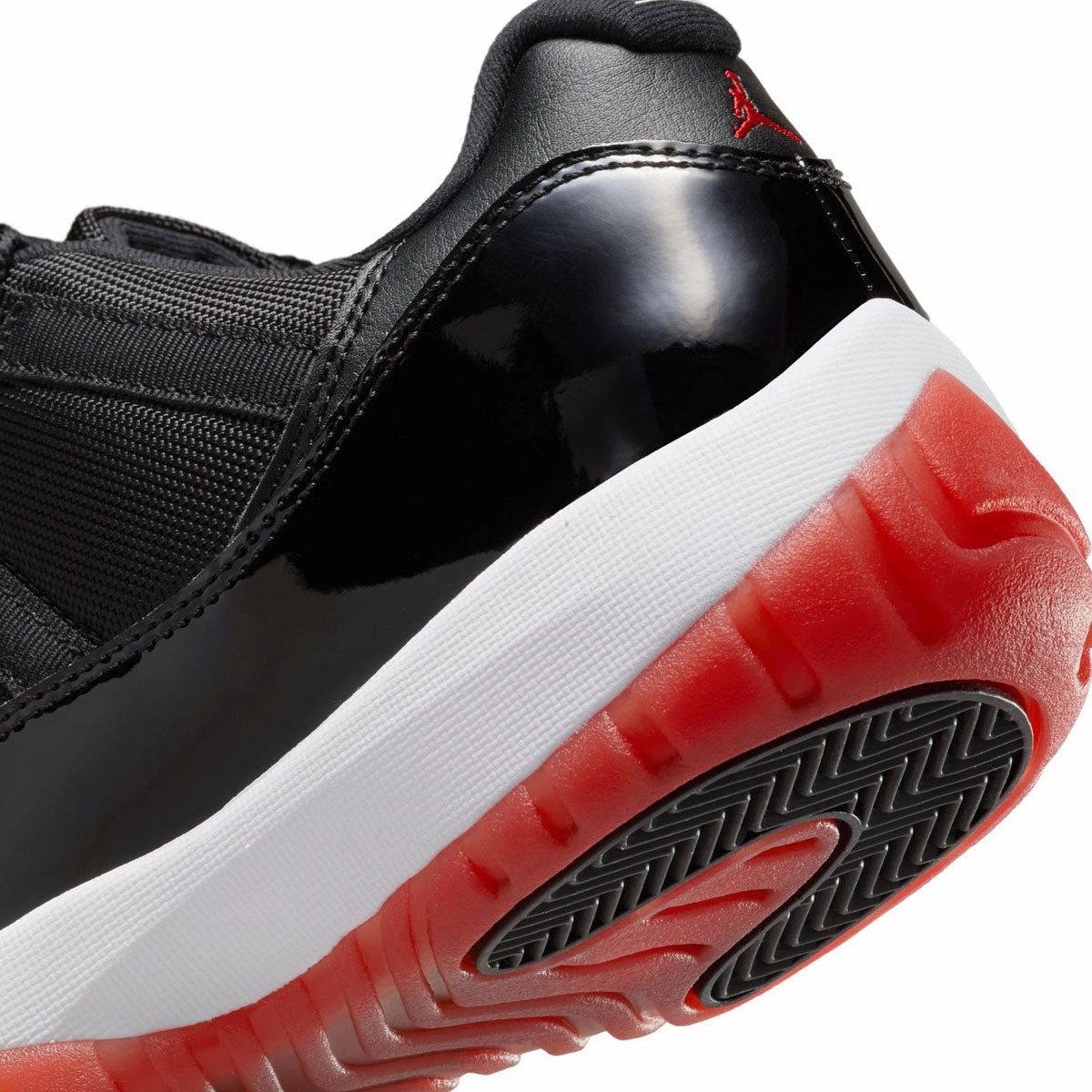 Air Jordan 11 Retro Low 'Bred' Sneakers Leather Slip On